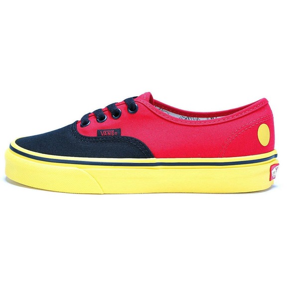 Vans X Disney 90th Anniversary Shoes - Mickey/Red/Yellow (Authentic) - Picture 4 of 5